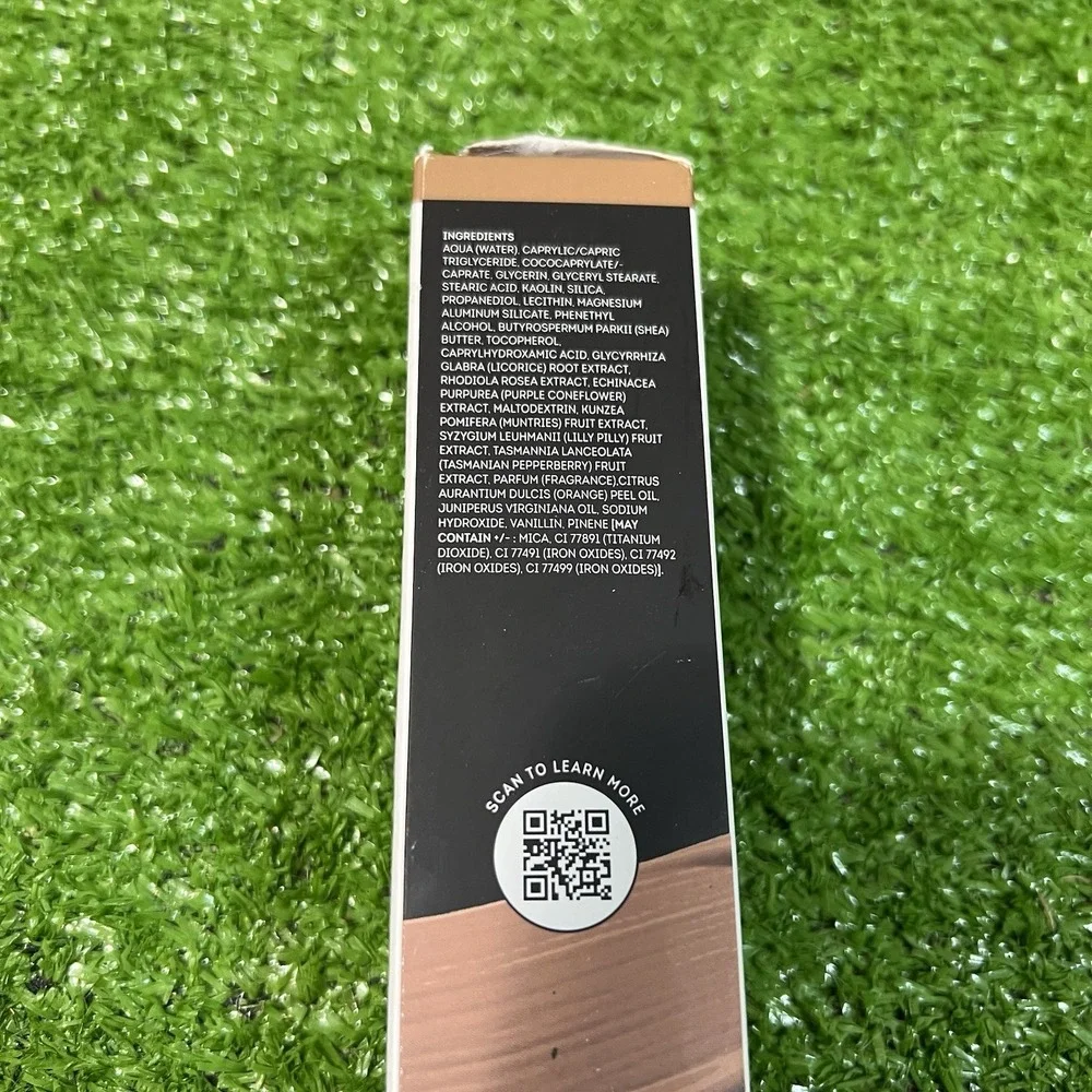 nude by nature foundation N5.5 Honey full coverage foundation Satin matte finish